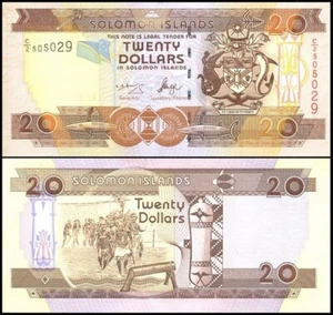 Solomon Islands - 20 Dollars 2006 UNC Pick 28 - Prefix C/2 Lemberg-Zp - Picture 1 of 1