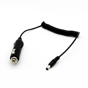 Car Cigarette Lighter Power Supply to 5.5mm x 2.5mm DC Male Coiled Spring Cable - Picture 1 of 6