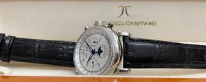 Jacques Cantani Meridian Herrenuhr Automatikuhr ETA Swiss 96 Diamanten JC-935 - Picture 1 of 6