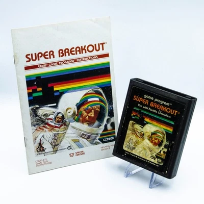 Super Breakout Atari 2600 | Cartridge & Manual Only | Tested & Working - Image 1 of 4
