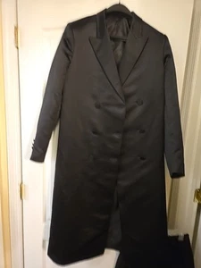New Boys Bekishe Size 20X Jewish Hasidic Rabbi Jacket 23F77 - Picture 1 of 3