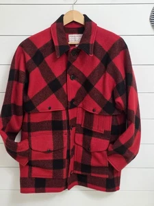 🚨 Vintage 1980s-90s C.C. FILSON Double MACKINAW Cruiser Hunting Coat ~... - Picture 1 of 23