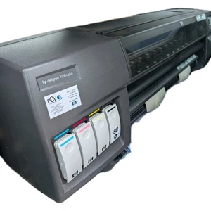 Plotter Drucker HP Designjet 1050C Plus Mit Papier Rollgestell Und Druckfänger - Bild 1 von 3