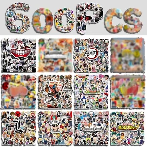Arme Grand Stickers Anime Mixte 600Pack Stickers, Multicolore - Photo 1/6