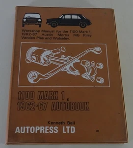 Manual de Reparación Autobook Austin/ Morris/ MG Etc Mk 1 1100 Año 1962-1967 - Imagen 1 de 3