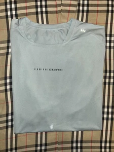 Camisa para correr Lululemon cuello cuadrado para hombre XL azul mueve tu cuerpo aún tu mente - Imagen 1 de 12