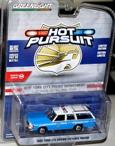 HOT VERFOLGUNG 1988 FORD LTD CROWN VICTORIA WAGON NEW YORK CITY POLICE GREENLIGHT - Bild 1 von 1