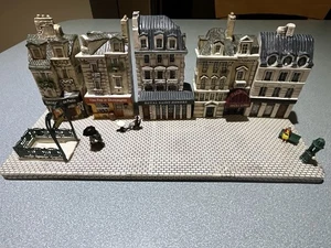 J.Carlton Gault FRANCIA PARÍS ESCENA CALLEJERA 5 EDIFICIOS FAMOSOS METRO BASE GENTE - Imagen 1 de 14