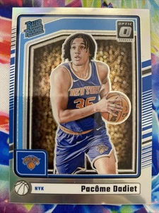 2024-25 Donruss Optic Pacome Dadiet Rated Rookie Silver Prizm #264 Knicks - Picture 1 of 2