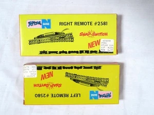 Vintage Atlas HO N Gauge Left & Right Remote Snap Switches NIB NOS 2580, 2581 - Picture 1 of 7