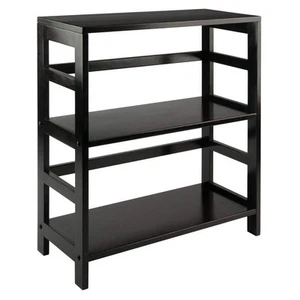 Leo 29in H Shelf/Storage, Book, 2-Tier Wide in Espresso Finish - Picture 1 of 5