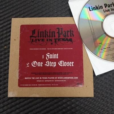 Linkin Park Radio Station Promo 2 Track CD Live In Texas Saint & One Step Closer - Bild 1 von 4