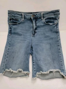 Judy Blue Damen Stretch Denim Cut-Off Shorts Gr. XL Distressed JB150030 - Bild 1 von 8