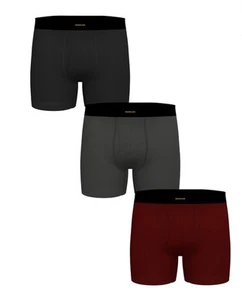 NEW Rustler Men's Active Underwear Boxer Briefs - 3 Pack Moisture Wicking / 2XL - Picture 1 of 8