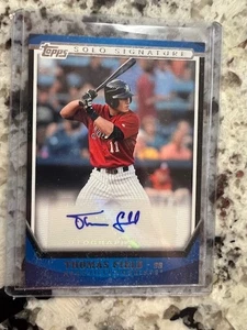 2011 TOPPS MiLB PRO DEBUT AUTO CARD ASHEVILLE TOURISTS THOMAS FIELD #SSA-TF - Picture 1 of 1