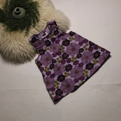 H&M Baby Purple Floral Tank Dress/Shirt/Top - Изображение 1 из 4