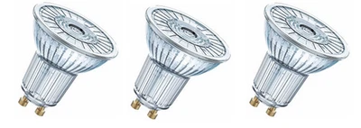 3x Osram LED Parathom PRO PAR16 6,1W = 50W GU10 36° dimmbar EEK:F (Spektrum A-G) - Bild 1 von 3