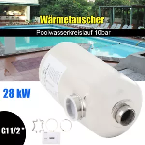 Pool Heizung Schwimmbadheizung Wärmetauscher Pool Schwimmbad Heizung - Bild 1 von 12