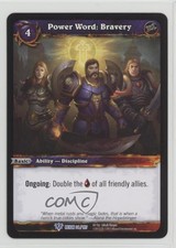 2013 World of Warcraft TCG: Timewalkers - Reign Fire Power Word: Bravery #34 1i3