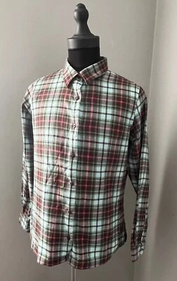 Blusa con botones manga larga a cuadros múltiples de Cabala's~ - ¡¡SUAVE!! ~GRANDE Foto 1 de 4