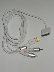 AV Cable Plus USB Compatible With Classic Nano Touch iPhone And 3G iPhone New - Picture 1 of 2
