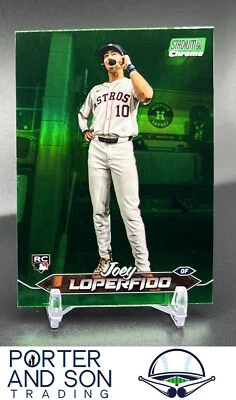 Joey Loperfido 2024 Stadium Club Chrome Green Refractor RC #259 Houston Astros - Image 1 of 2