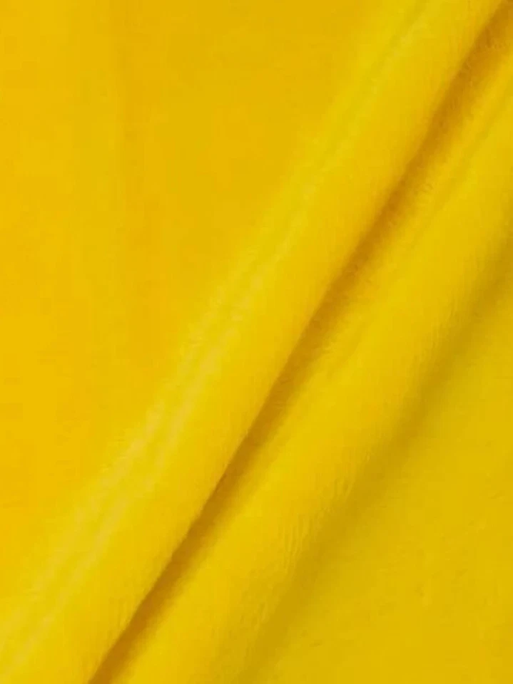 Soft Minky Faux Fur 3.mm Fabric - 60" Soft Minky Blanket Fabric Sold by the Yard - Image 1 of 1