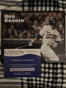 Ben Revere Signed 8x10 Minnesota Twins