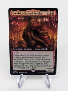 Goddric, Cloaked Reveler EXTENDED FOIL, Wilds of Eldraine, MTG WOE NM/M - Picture 1 of 12