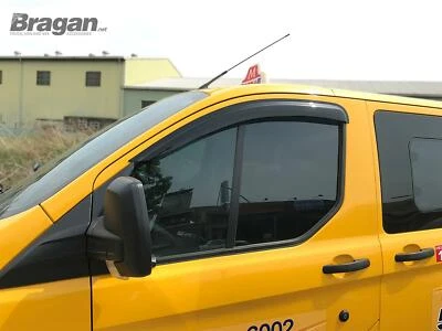 Finestrino Deflettori Adesivo Per Ford Transit Tourneo Custom 2018 - 2023 - Immagine 1 di 4