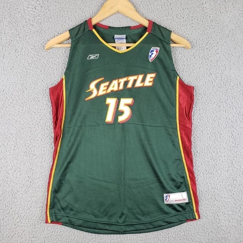 Reebok Seattle Storm WNBA Jackson Signed Jersey youth Kids Girls L 14 Cover