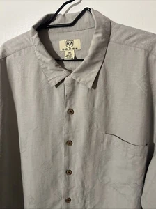 Dodge Ram Silk Hawaiian Camp Shirt Men’s 3XL XXXL Beige Rare Hemi USA Cars - Picture 1 of 8