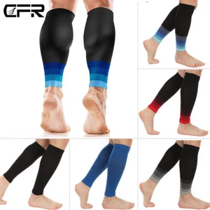 1 par de calcetines deportivos médicos de 15-20 mmHg para pierna de pantorrilla soporte muscular manga compresión - Imagen 1 de 17
