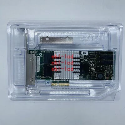 HP NC364T PCI-E 4-PORT GIGABIT SERVER ADAPTER LOW PROFILE 436431-001 435506-003 - Bild 1 von 4