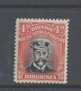 Cabezal RHODESIA GV 1913 Die IIIB 4d NEGRO Y ROJO OPACO COMO NUEVO BISAGRAS SG 262 - Imagen 1 de 2