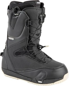 Nitro Cave TLS Step On Women's Snowboard Boots, Black/Sand, W8 MY24 - Picture 1 of 8