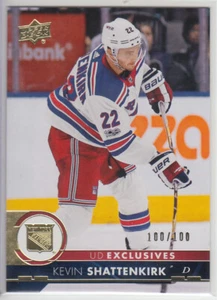2017-18 Upper Deck Exclusives Kevin Shattenkirk 100/100 - Picture 1 of 1