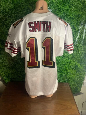 2008 San Francisco 49ers #11 Alex Smith Issued Game Jersey White Reebok Size 44 - Image 1 of 4