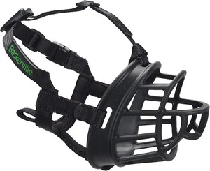 Baskerville Ultra Muzzle Humane Adjustable Padded Breathable Prevents Biting - Picture 1 of 6