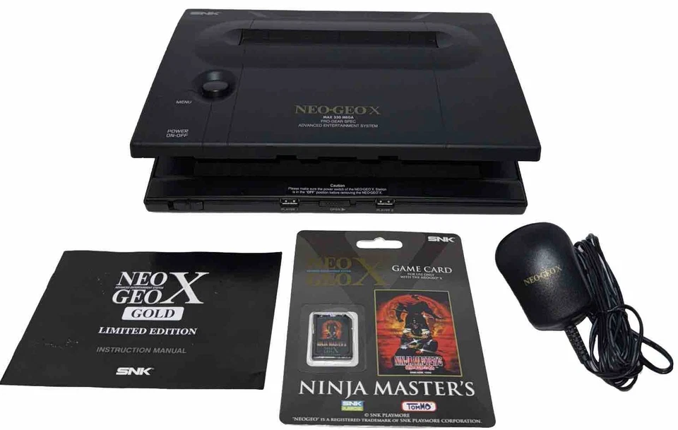 Neo Geo X Gold TV Docking Charge Station Only w/ Power Cord & Ninja Masters - Image 1 of 4