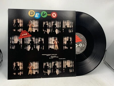 DEVO - DEV-O LIVE - 1981 AUS ORIGINAL 12" PRESS VINYL LP RECORD - EX/EX - Image 1 of 4