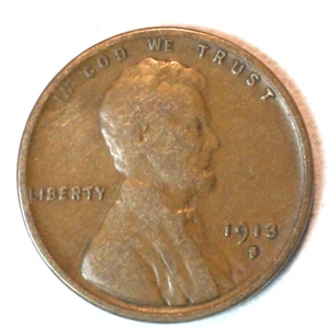 1913-S Lincoln Cent - Picture 1 of 3