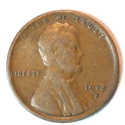 1913-S Lincoln Cent - Image 1 of 3