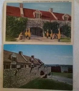 2 cartoline Fort Ticonderoga, New York - Foto 1 di 5