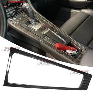 Dry Carbon Console Gear Shifter Trim For Porsche 911 991 Carrera Turbo Speedster - Picture 1 of 10