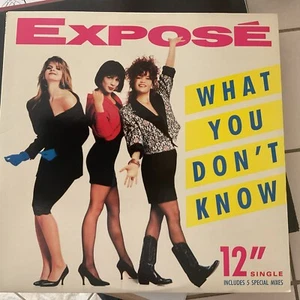 LP-Vinyl EXPOSE’ What You Don’t Know 12” Single NrMt ADI-9837 - Picture 1 of 2
