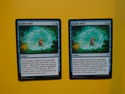 MTG Card.  Reality Shift x2   Fate Reforged Instant 2 cards - Image 1 of 4