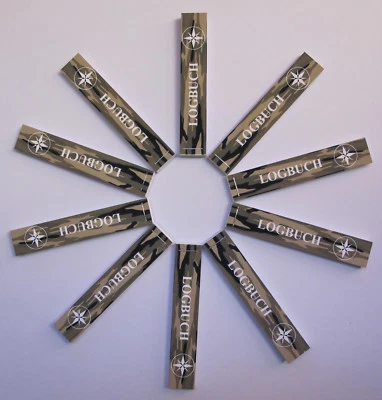 10 x Libro de bitácora de geocaching para petlinges, camuflaje, cuadernos de bitácora  - Imagen 1 de 3