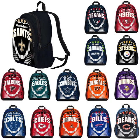 New NFL PICK YOUR TEAM Boy / Girl / Kids School Backpack School Supplies Cover