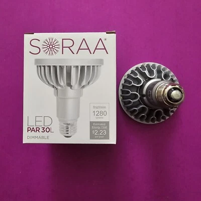 SORAA LED Lamp Brilliant PAR30L 25°NFL 1280 Lumens 18.5W SP30L-18-25D-830-03 - Image 1 of 4